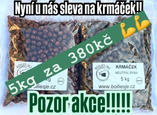 Máme pro vás mega slevu na náš krmáček!!! Obsahuje rybí moučku,vejce atd. Dá se na něj i perfektně chytat a kapříkům to...